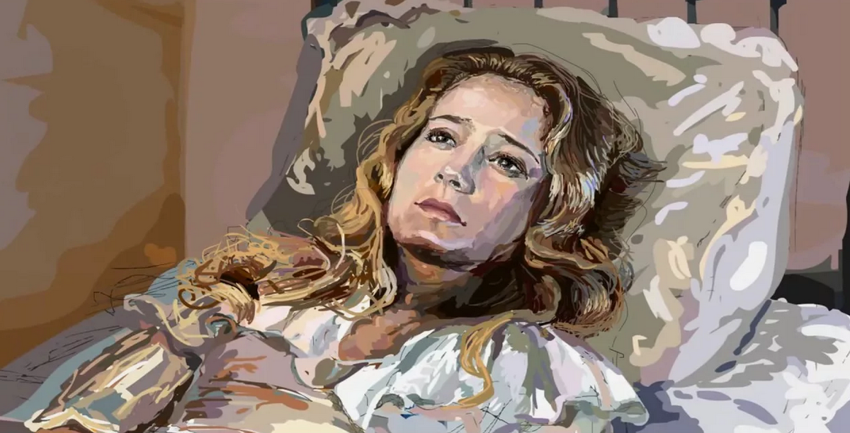 Иллюстрация к рассказу О.Генри "Последний лист".