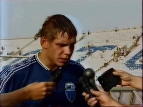    Максим Бондаренко после матча со «Спартаком». Фото: Кадр видео/ «Первый канал»