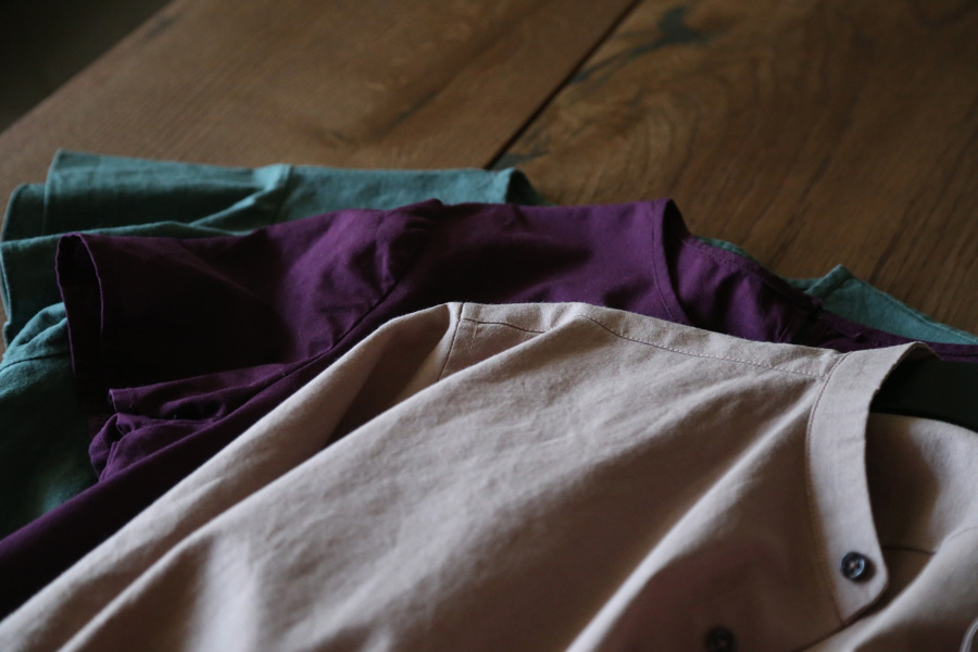 Блузы и мужская рубашка из х/б бязи российского производства