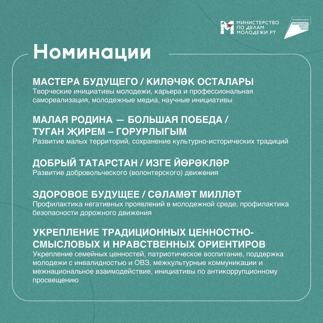 Фото: пресс-служба Министерства по делам молодежи РТ