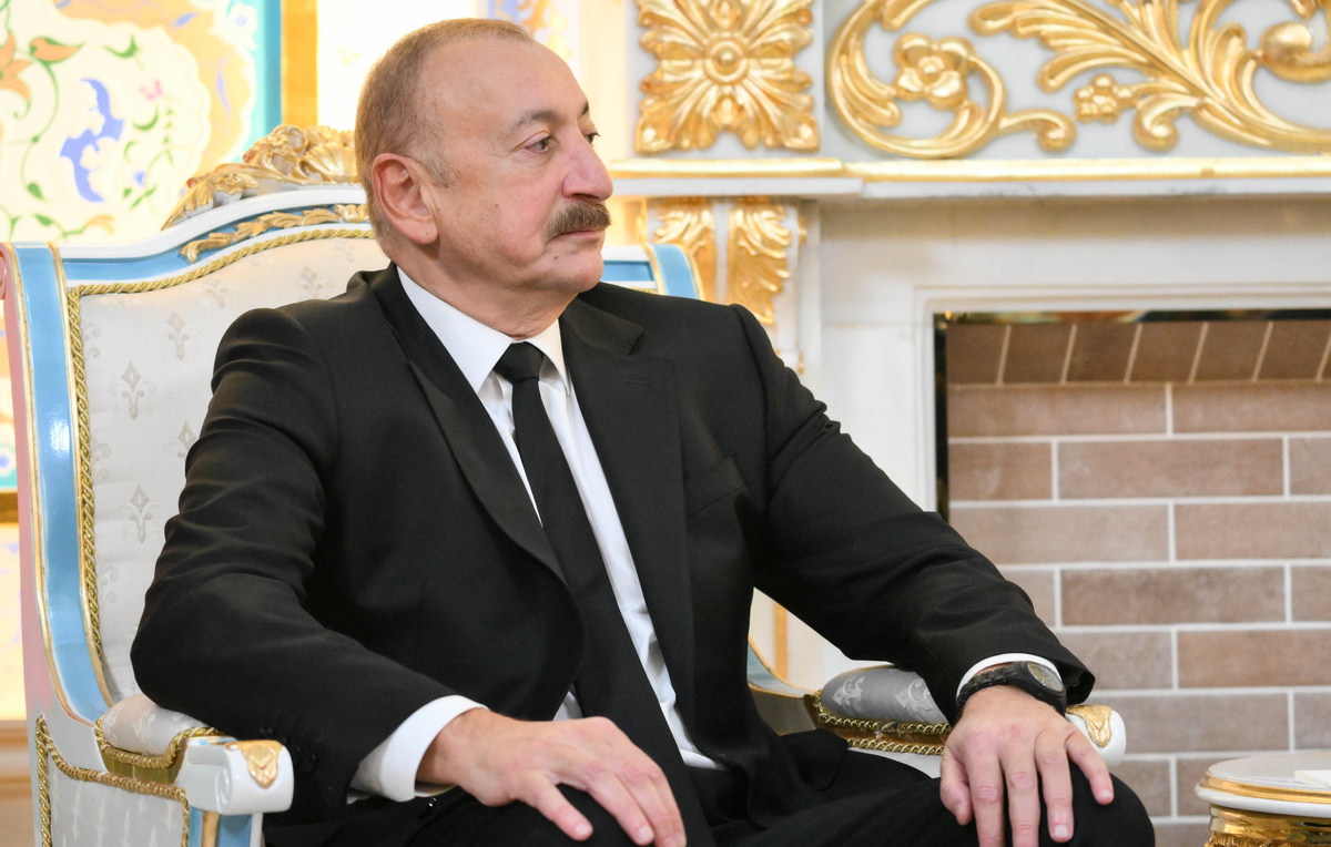    Президент Азербайджана Ильхам Алиев  Григорий Сысоев/POOL/ТАСС
