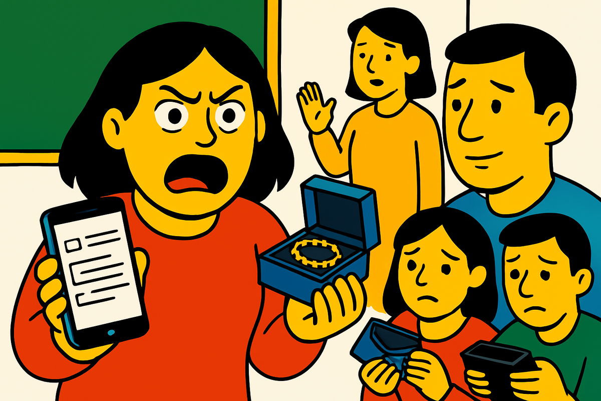 «Это же неуважение!»: Война в родительском чате из-за подарка, который дороже моей зарплаты