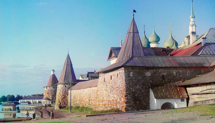Соловецкий монастырь, 1915 год. Фото: С. М. Прокудин-Горский, wikipedia.org