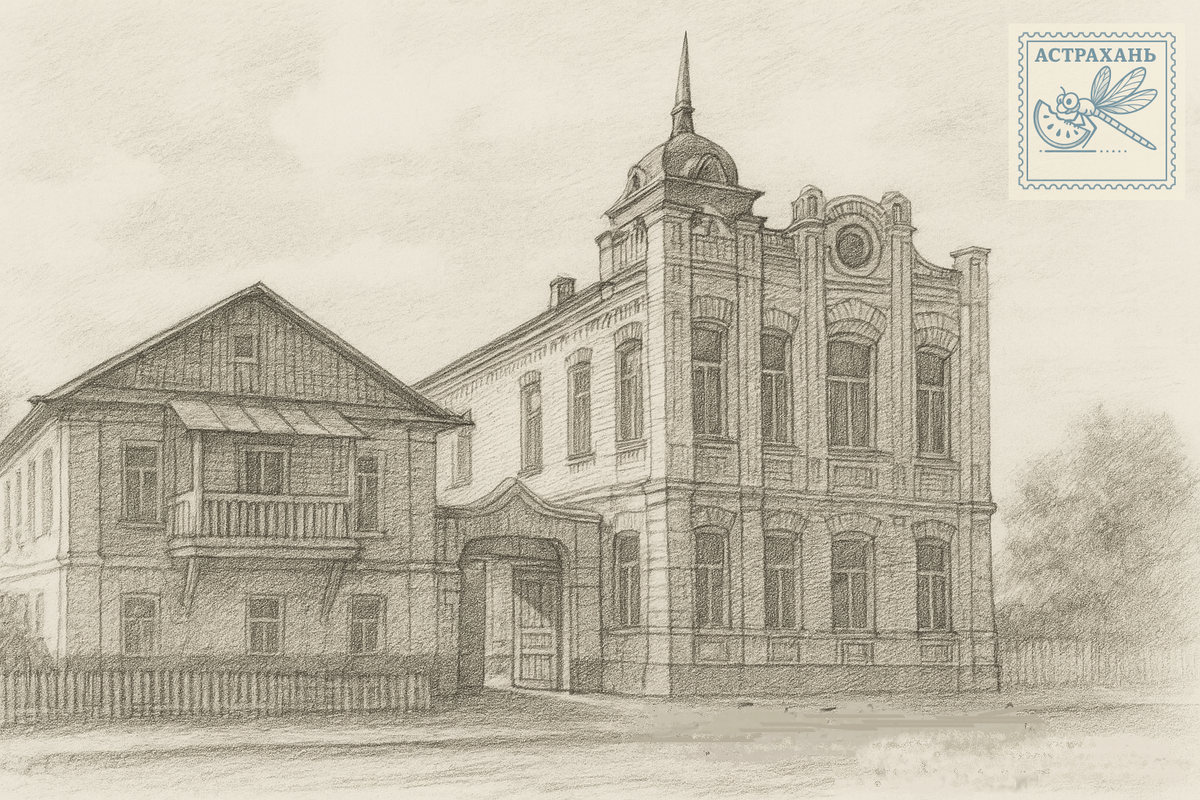 Усадьба В.Е. Сторожева, какой она вероятно была в начале 20-го века