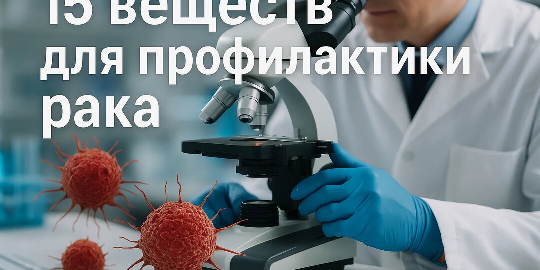 15 веществ для профилактики рака: признанные учёными