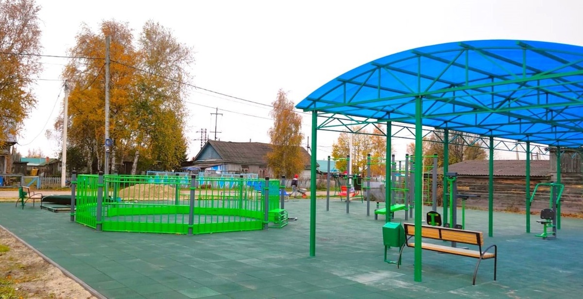    В селе Тюли Ханты-Мансийского района открыли современную спортивную площадку