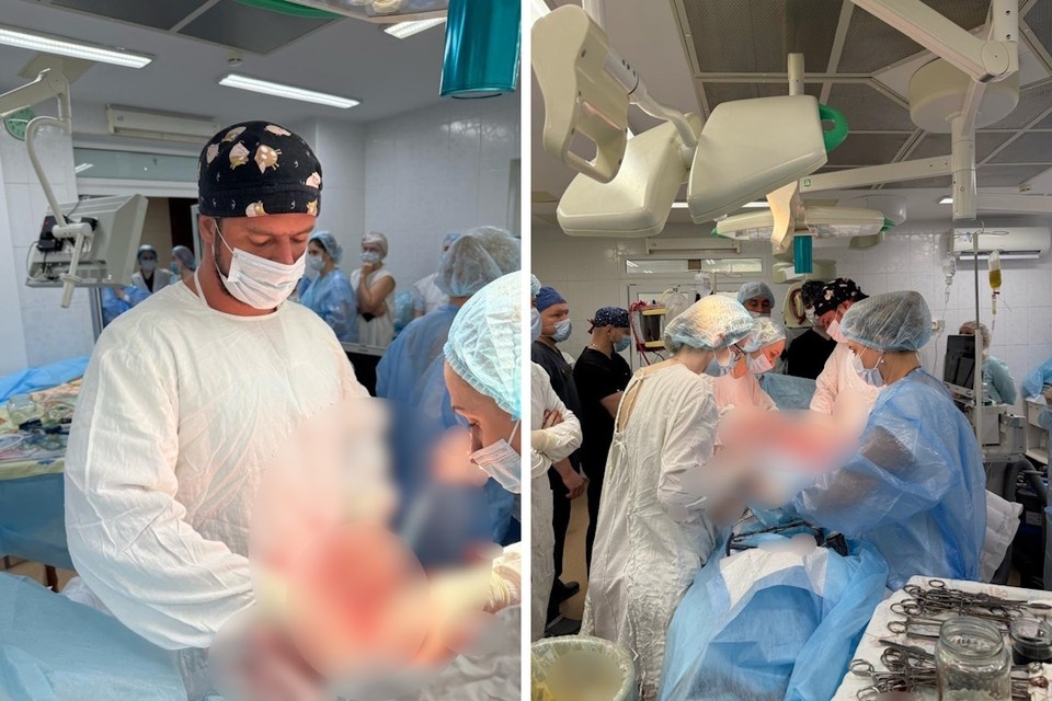 Команда из 15 медиков приняла малышку и спасла маму с тяжелым диагнозом. Фото: ПЦ РО