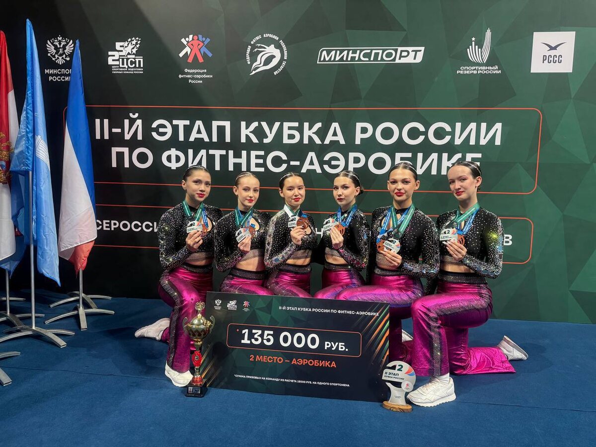    Спортсменки из Орска завоевали призовые места на соревнованиях по фитнес-аэробике в Казани