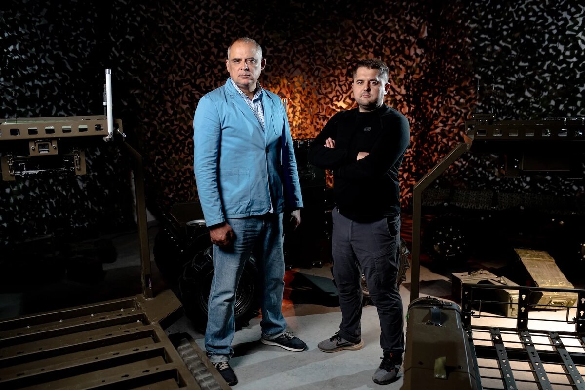 Дмитрий Мамонов (слева) и Назар Приймак / Фото: "Танковое бюро"