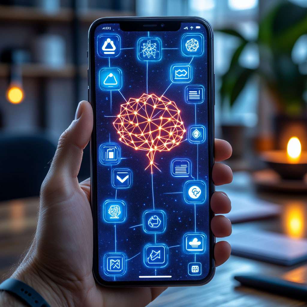 Иллюстрация: один телефон заменяет десятки специалистов