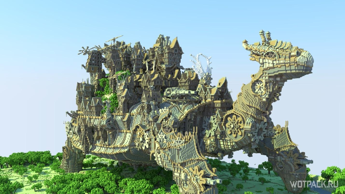 пример постройки в майнкрафт