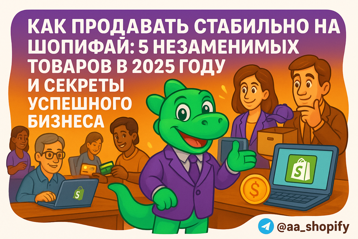    Как продавать стабильно на Шопифай: 5 незаменимых товаров в 2025 году и секреты успешного бизнеса aa_ecom