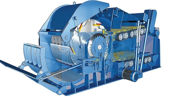 Барабанная рубительная машина