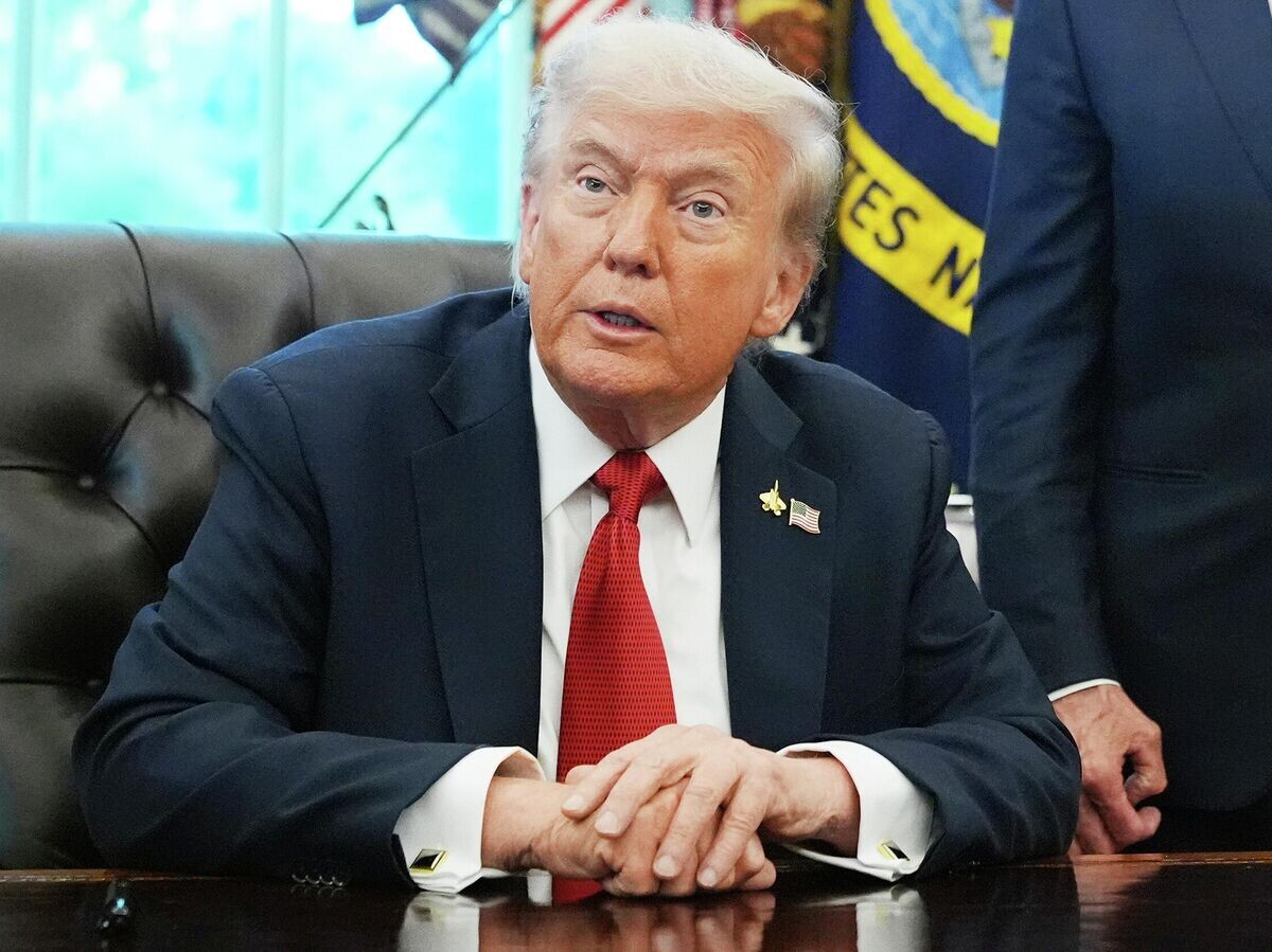    Президент США Дональд Трамп во время выступления в Белом доме© AP Photo / Jacquelyn Martin