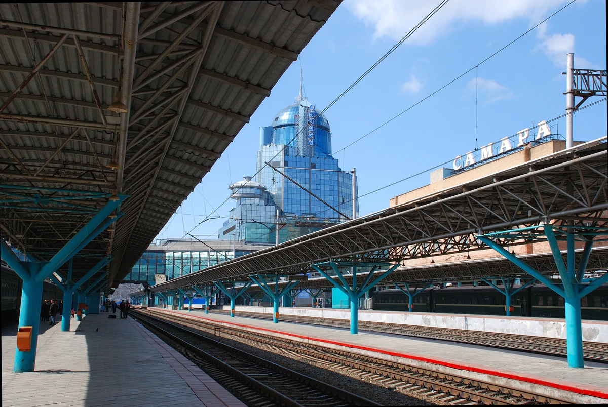 Железнодорожный вокзал в Самаре