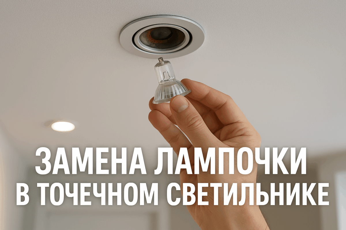    Как поменять лампочку в точечном светильнике на натяжном потолке Михаил Юрьевич