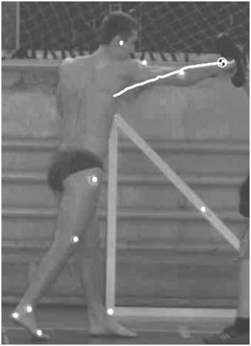 Пример прорисовки пути контрольной точки