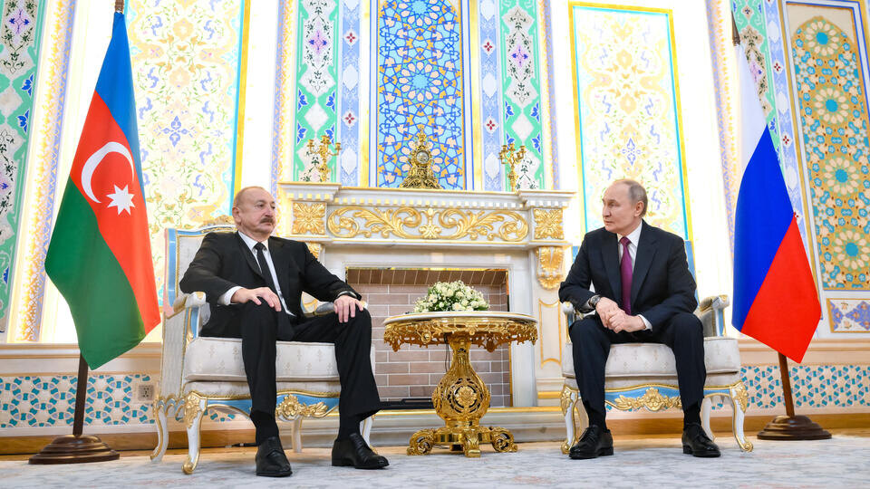     Песков раскрыл темы переговоров Путина и Алиева РИА Новости/Григорий Сысоев