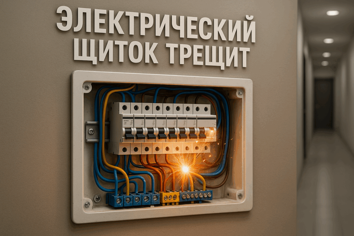    Электрический щиток трещит и гудит — причины и опасность Михаил Юрьевич