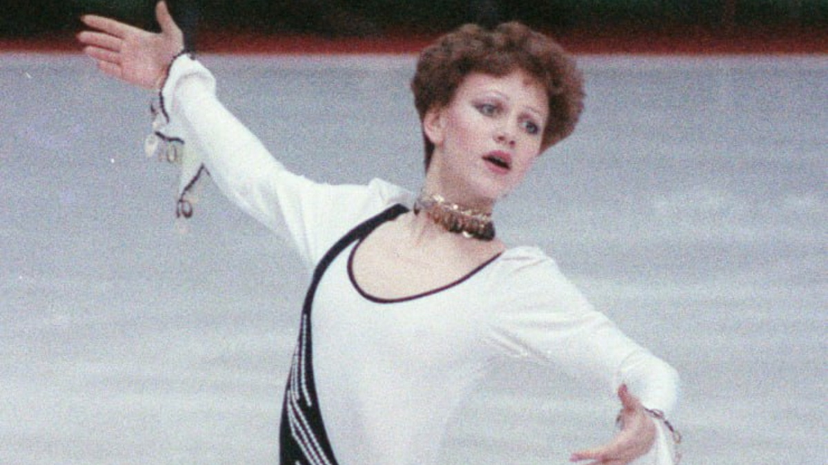 Кира Иванова на льду. Фото Игоря Уткина (ИТАР-ТАСС) (съемка сделана в 1986 году)
