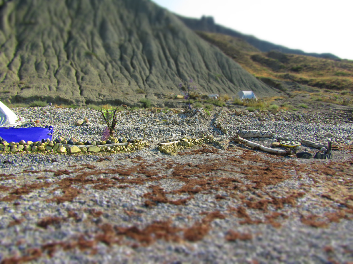 нехитрый декор местных аборигенов 