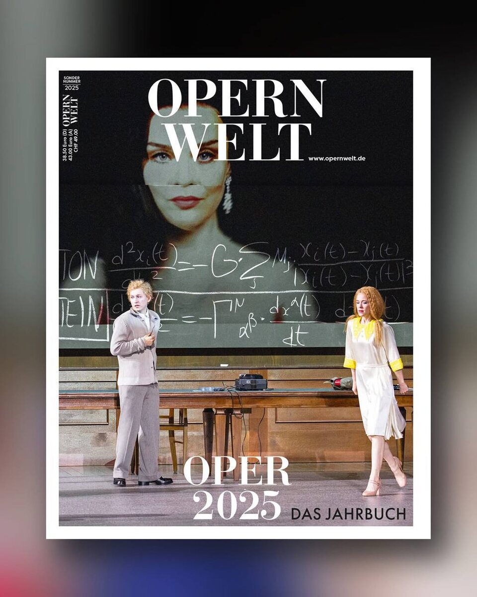 Обложка журнала „Opernwelt“ 2025 год