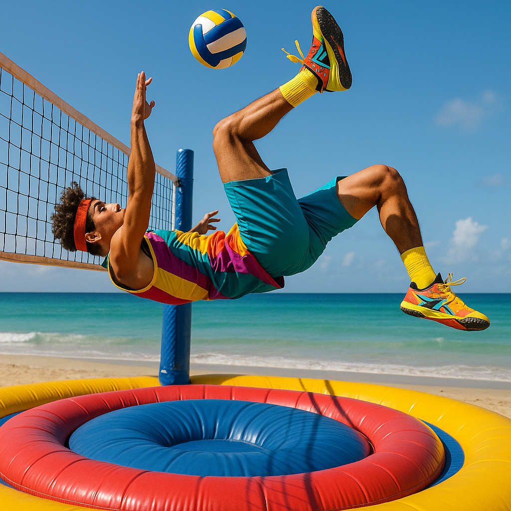 Боссабол — это не просто спорт, это воздушная акробатика, где главный инструмент — собственное тело. 