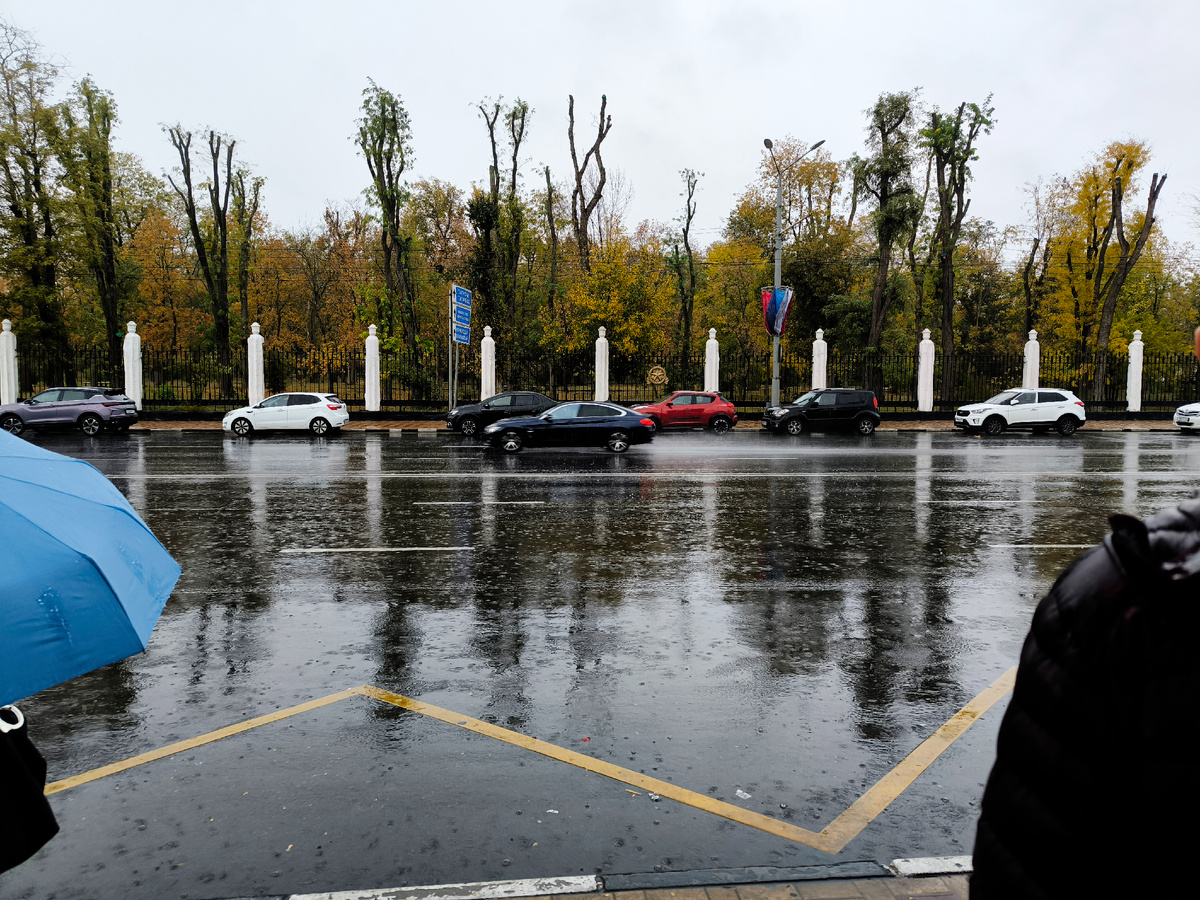 Вид с парка им. Черевичкина на парк Революции