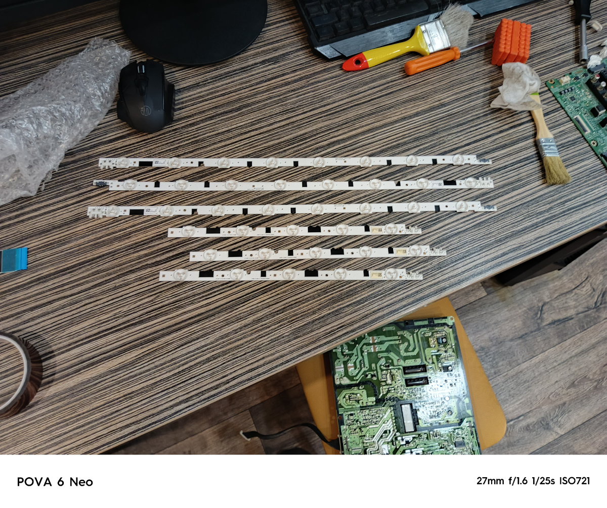 Линейки подсветки ТВ Самсунг