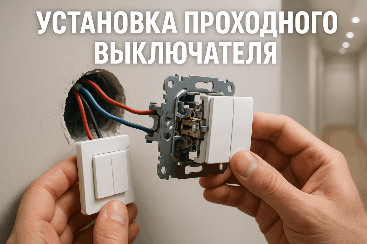    Установка проходного выключателя: схема подключения Михаил Юрьевич