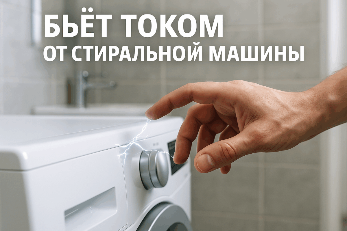    Бьет током от стиральной машины/батареи — причина и устранение Михаил Юрьевич