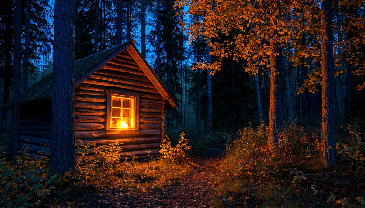 Заметили свет вдали. 