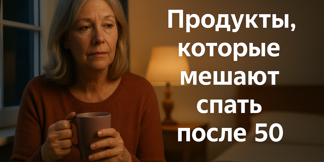 Продукты, которые мешают спать после 50?