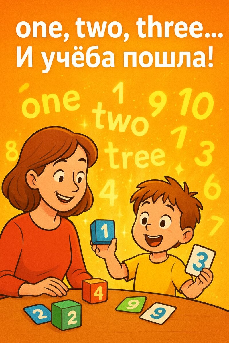 Как выучить числа от 1 до 10 за один день — и не сойти с ума (ни родителю, ни ребёнку).