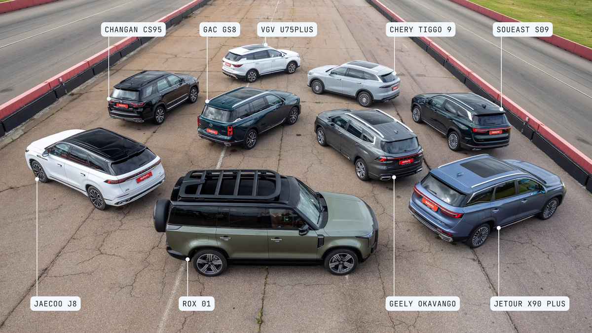 Претенденты на звание лучшего большого кроссовера 2025 года на российском рынке