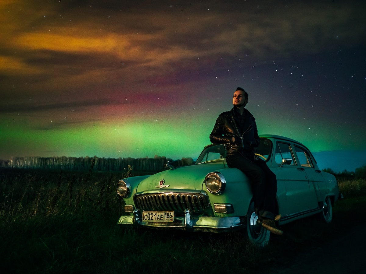 Евгений Бушуев и его спутница – ГАЗ-21 || Фото Евгения БУШУЕВА