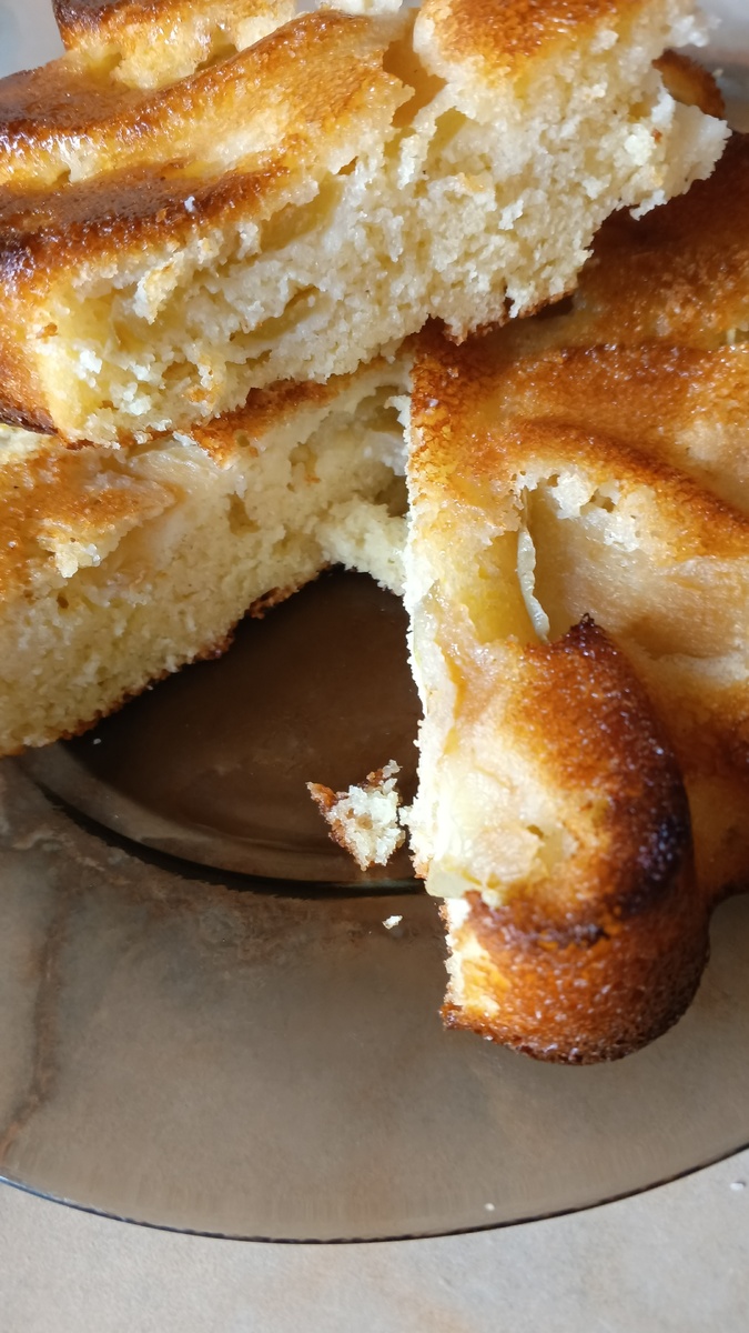 фото автора: манник с яблоками