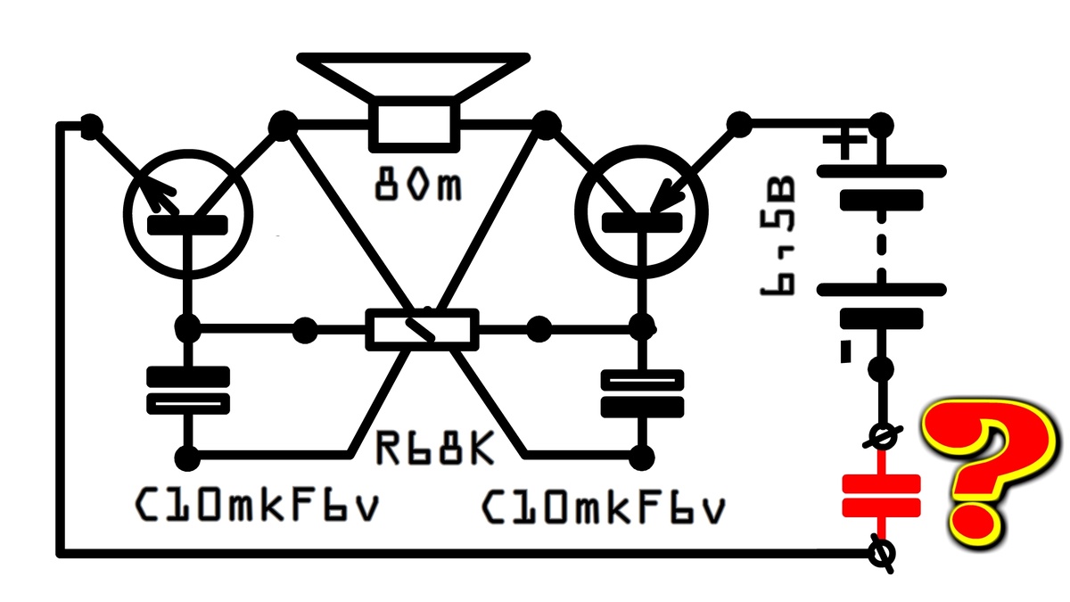 СХЕМА для проверки утечек конденсаторов