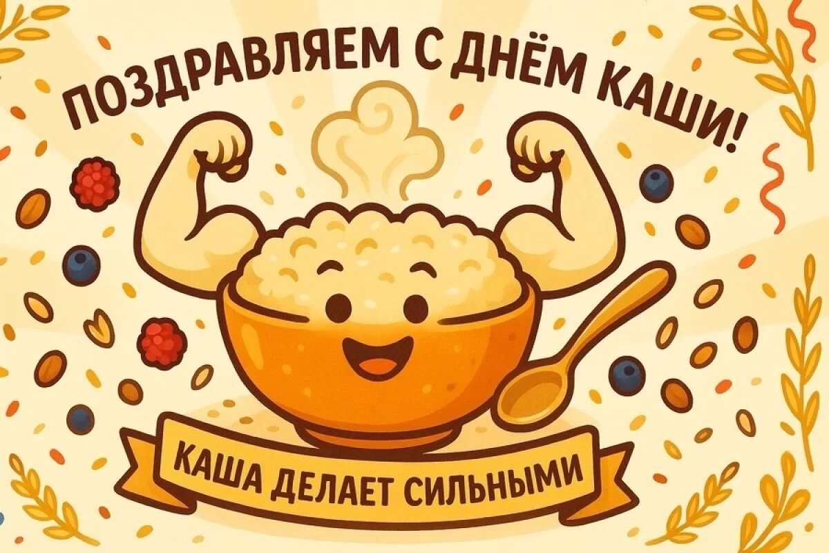    Открытки к Международному дню каши