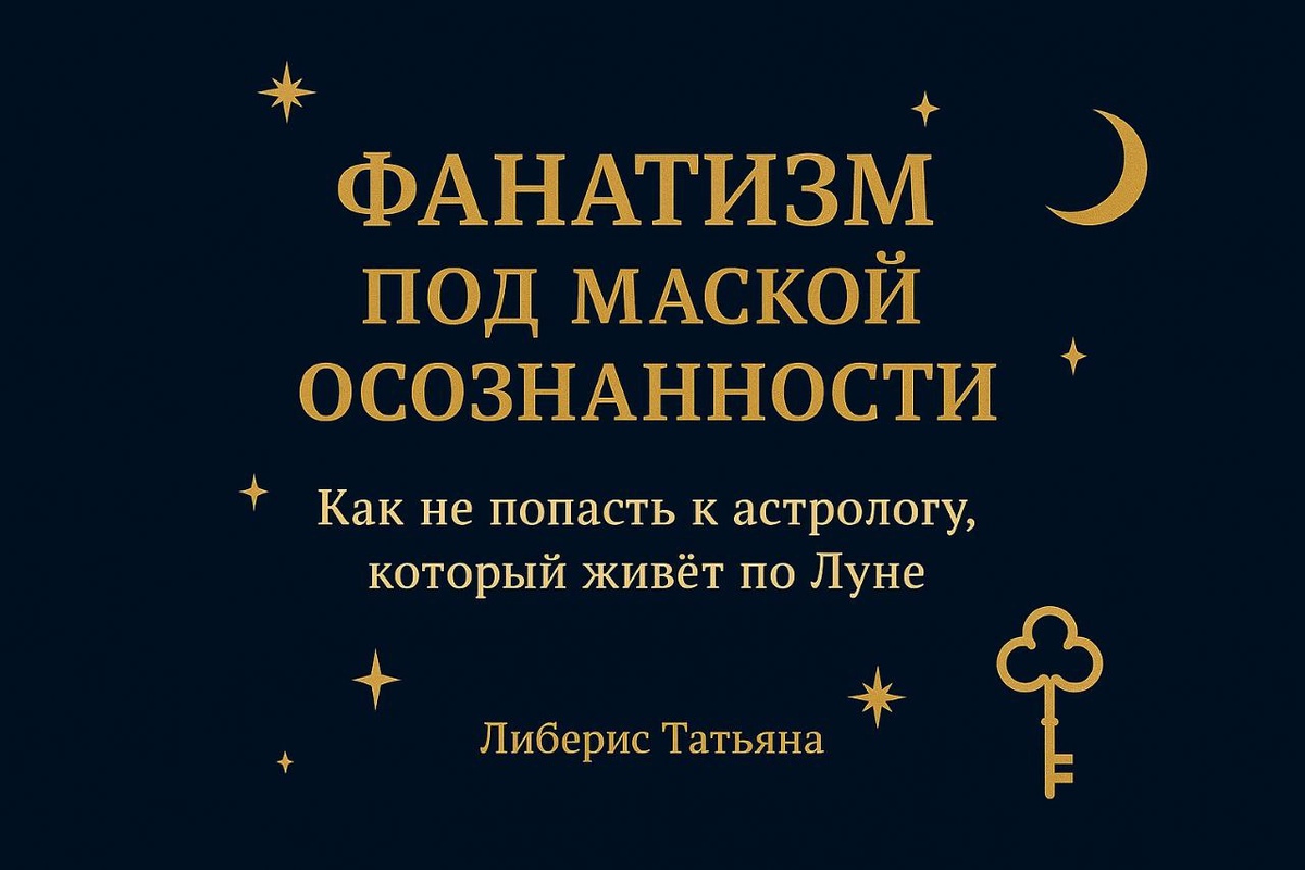 Иногда за красивыми словами «осознанность» и «поток» скрывается простая тревога.
Эта статья — о фанатизме под маской духовности,
о том, как отличить зрелого астролога от того, кто сам запутался в звёздах.
И почему важно выбирать не знания — а человечность и равновесие.
