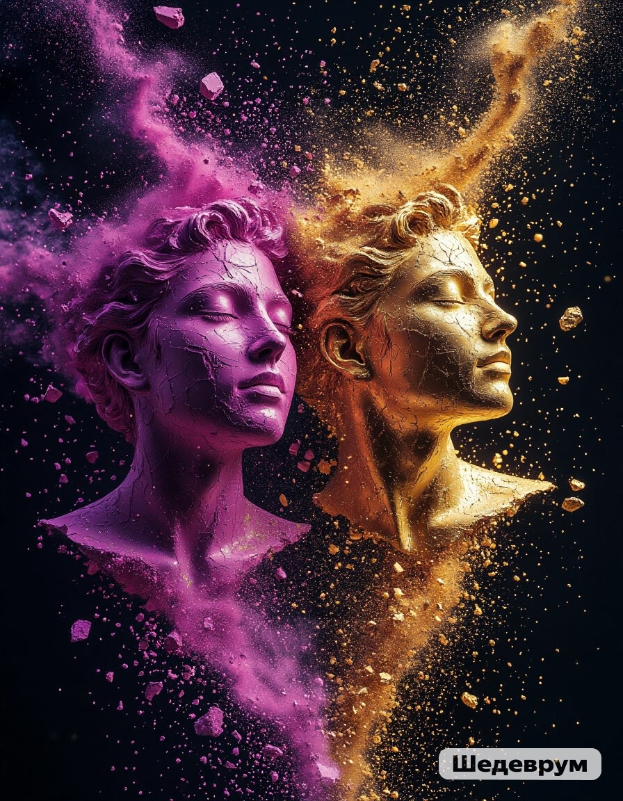 Зодиакальный знак Близнецы. Фото канала Таро Портал. 