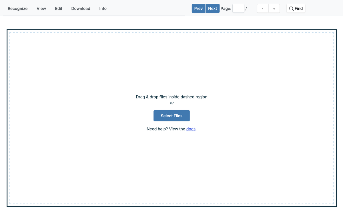 Внешний вид программы. Источник: https://scribeocr.com