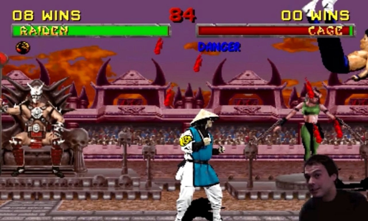 Кадр из игры «Mortal Kombat II» (1993)