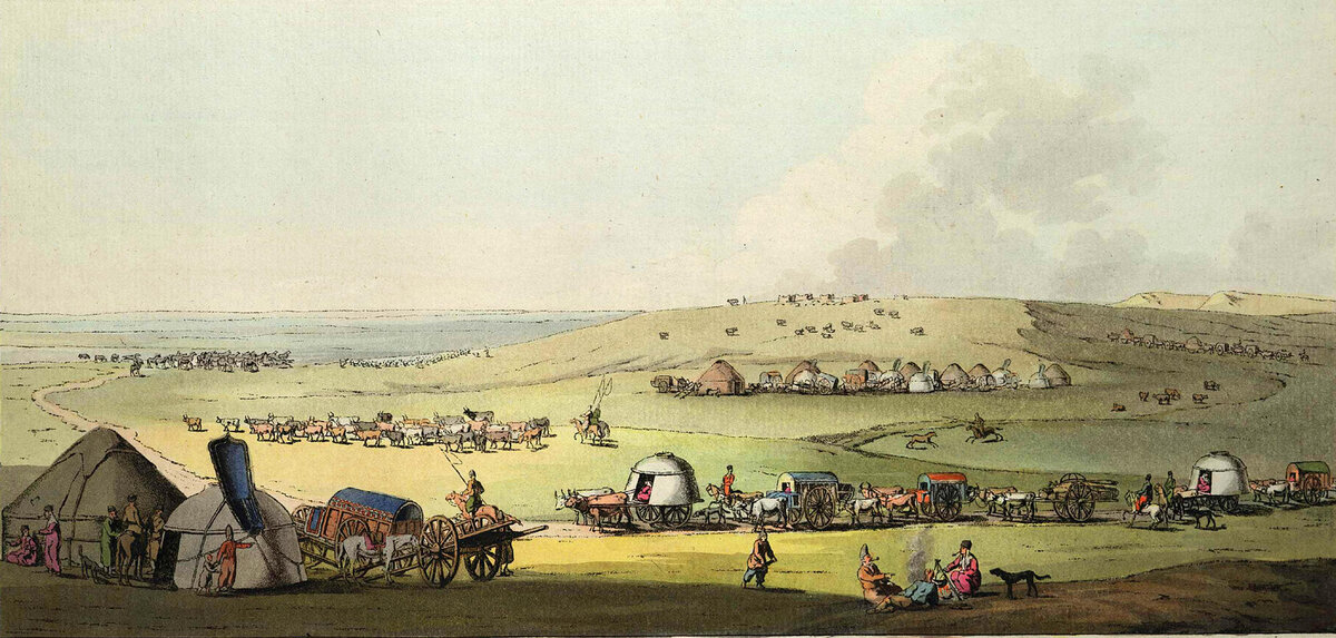 Зарисовка путешественника: стандартный ландшафт Ногайской орды.