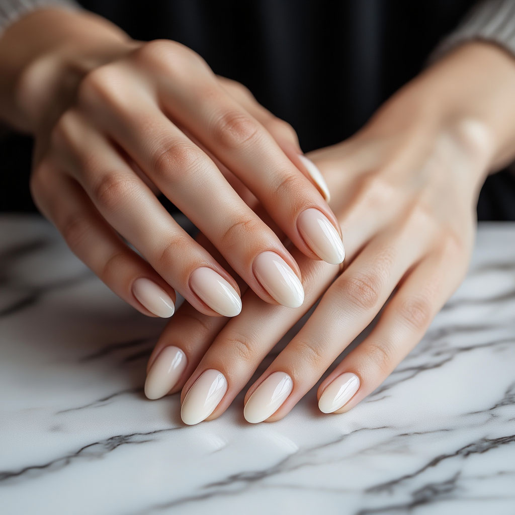 Топ-7 вариантов нюдового маникюра с эффектом омбре