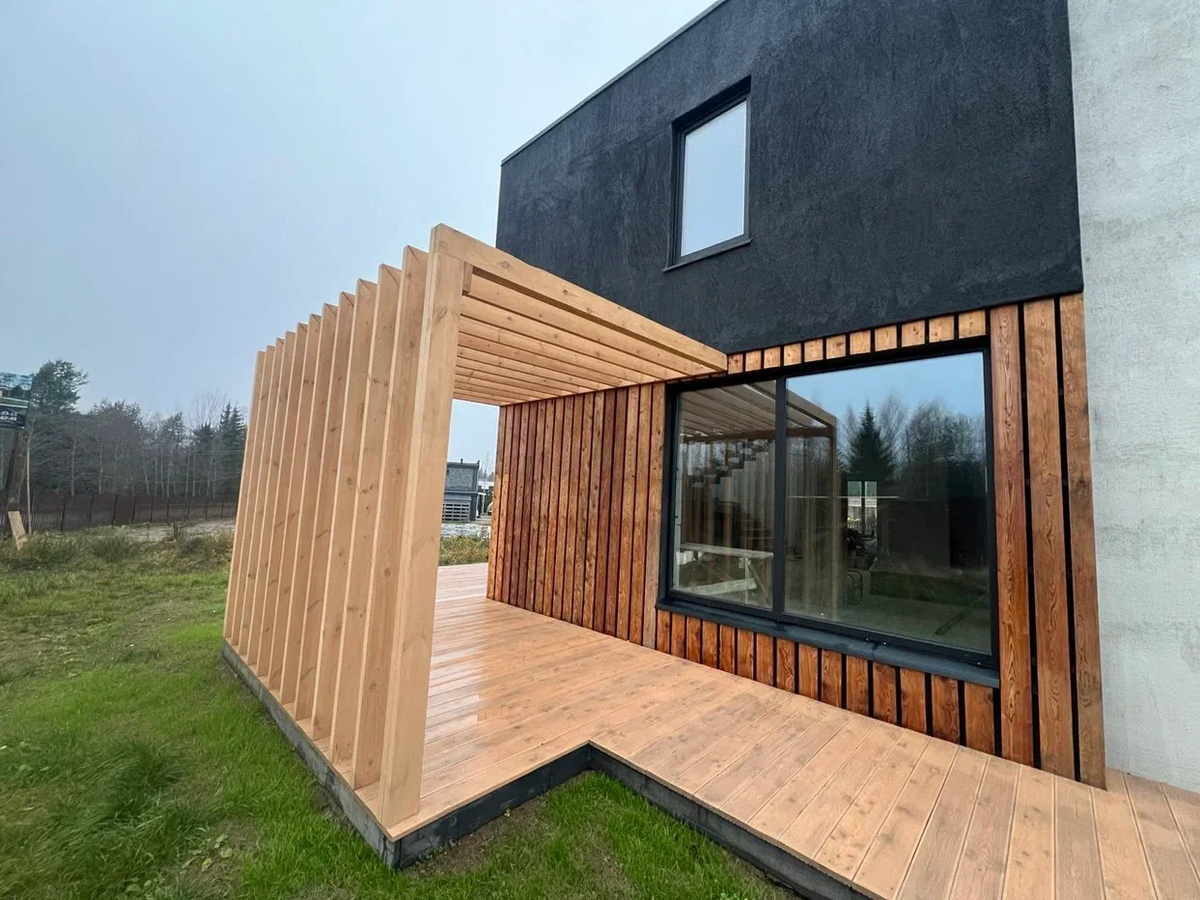 Планкен из лиственницы, посёлок «Огоньково», ЛО