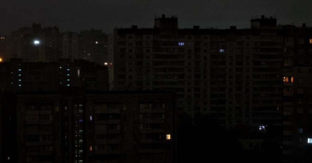    Киев после удара.