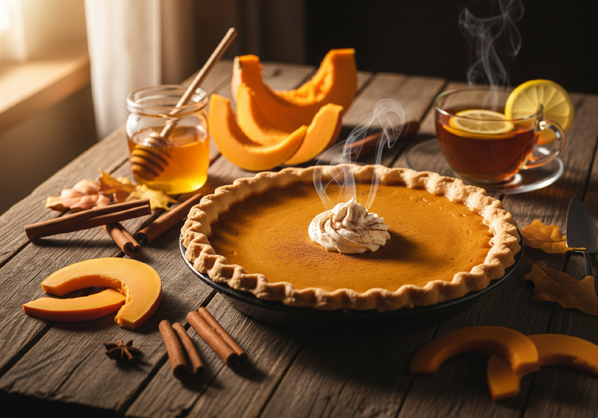 Пирог с тыквы