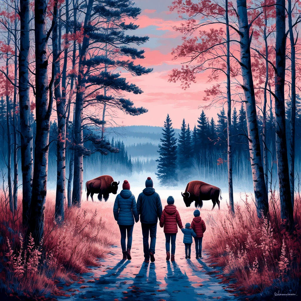 Приокско-Террасный заповедник с детьми в ноябре - отличная идея для поездки!