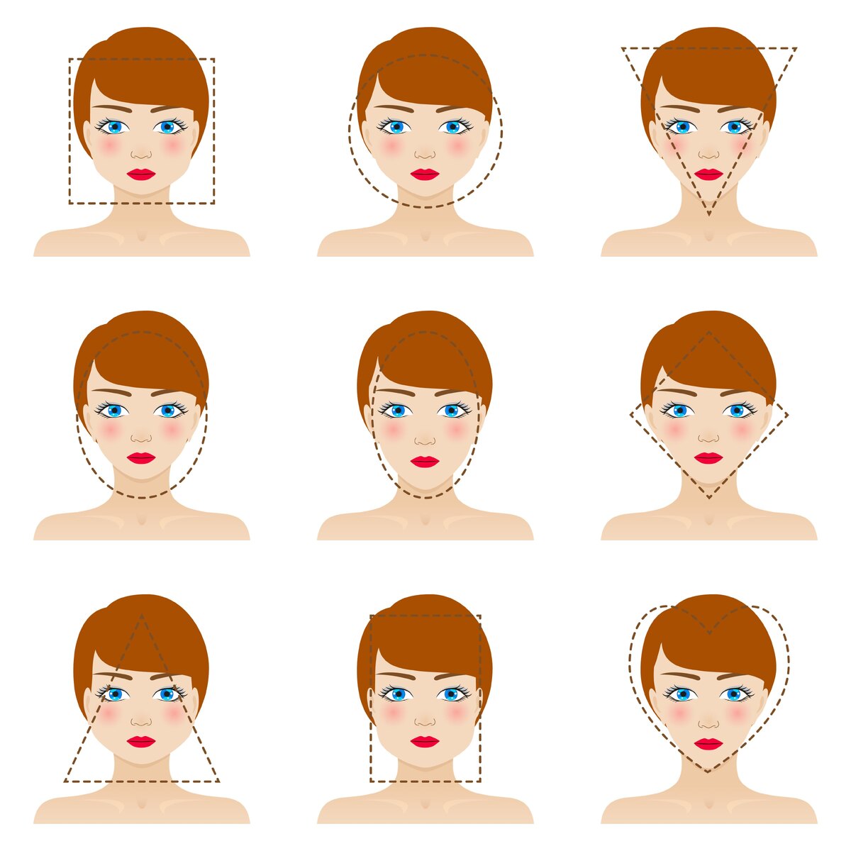 Shutterstock📷Одно лицо может обладать чертами двух или даже нескольких форм